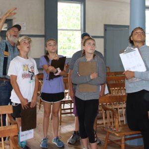 MS Students at the Justin Morrill Homestead in Strafford, VT