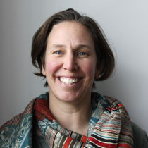 Portrait of Christa Wurm from the shoulders up