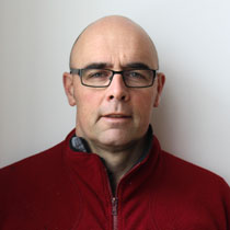 Portrait of teacher Rob Stainton from the shoulders up