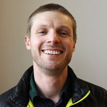 Portrait of teacher Spike Carter from the shoulders up