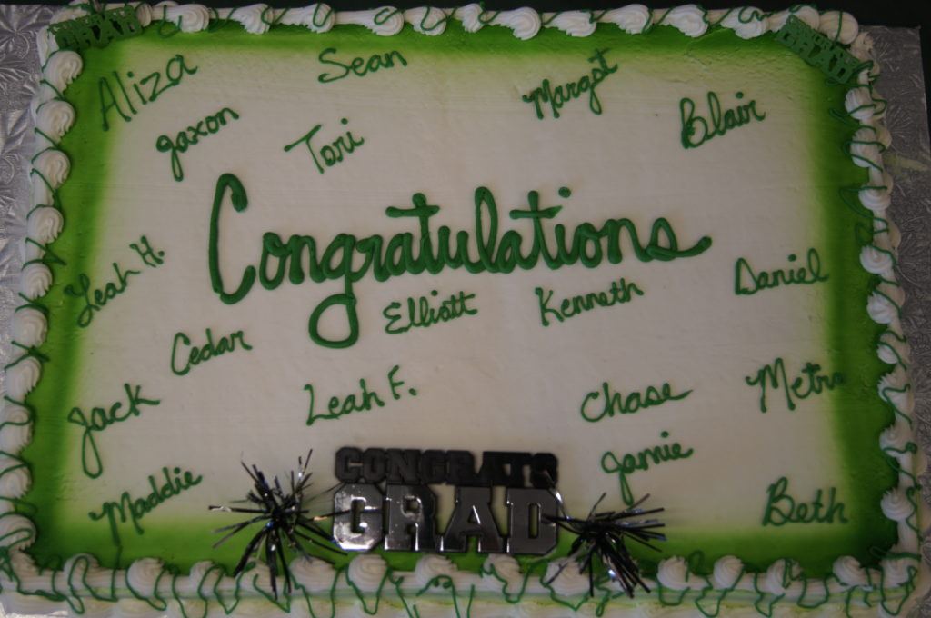 2018 MS Graduation Cake